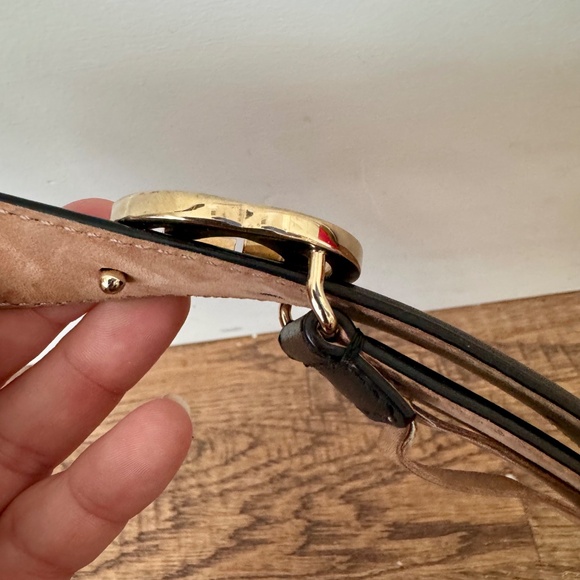 Gucci Interlocking G Buckle Belt Black Leather Gold 90 36 370717 - Picture 5 of 10